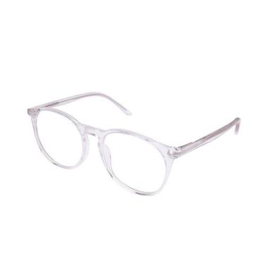 Imagem de Armação Óculos De Grau Masculino Retrô Redondo Transparente Izaker Ori