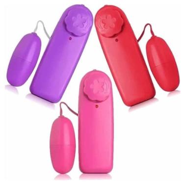 Imagem de Vibrador Massageador Capsula Vibratória Feminino Ponto G Bullet Com Controle Multivelocidades Estimulador Kamin