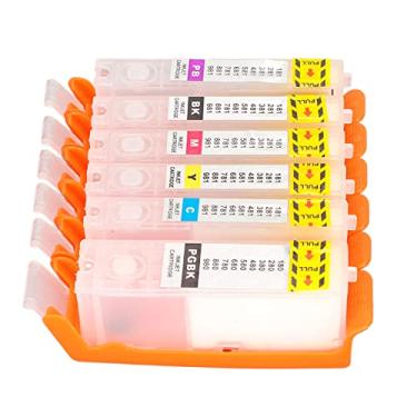 Imagem de Garosa Cartucho de tinta de substituição compatível para impressora TR7540 TR8540 TS6140 TS8140 TS9140 (pacote com 6), cartucho de toner, fita