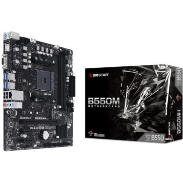 Imagem de Placa Mãe Biostar B550MH Chipset B550 amd AM4 mATX DDR4