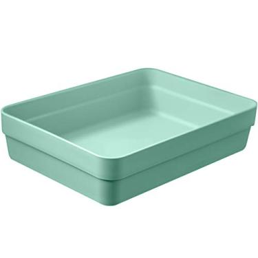 Imagem de Organizador De Gaveta Ou Organizador De Maquiagem Multiuso G Verde Menta