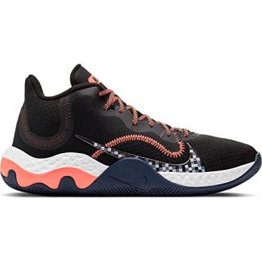 Imagem de Nike Big Kids and Men's Renew Elevate Blk/Thunder Blue/Bright Mango (CK2669 006) - 13