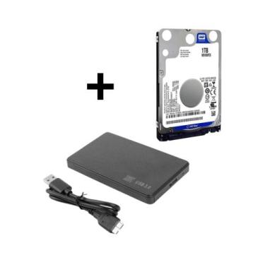 Imagem de HD externo de 1TB Case 2.5 com HD de 1TB 3.0  - PC Master