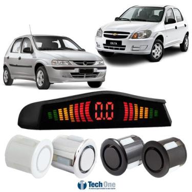 Imagem de Sensor De Estacionamento Ré Display Led Chevrolet Celta - Tech One, Gr