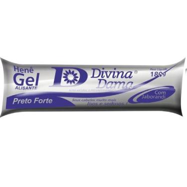 Imagem de Hene Em Gel Jaborandi 180g Divina Dama Preto Forte (Preto Azulado) Bis