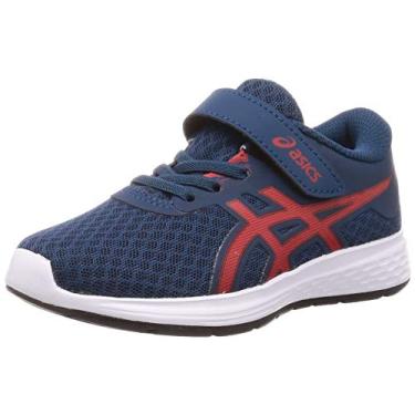 Imagem de ASICS Patriot 11 PS, Mako azul/vermelho clássico 403, 10 Little Kid