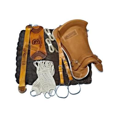 Imagem de Sela Arreio Freio De Ouro Cavalo Crioulo Laco Comprido - SELARIA SERRA