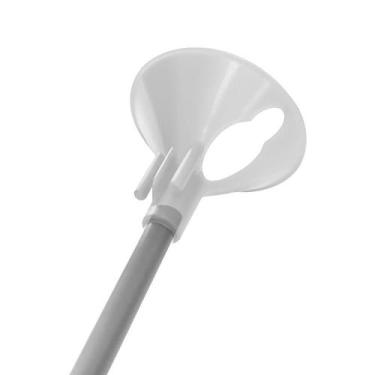 Imagem de Kit Suporte para Balão 33cm - Prata Perolizado - 10 Unidades - KLF Fes