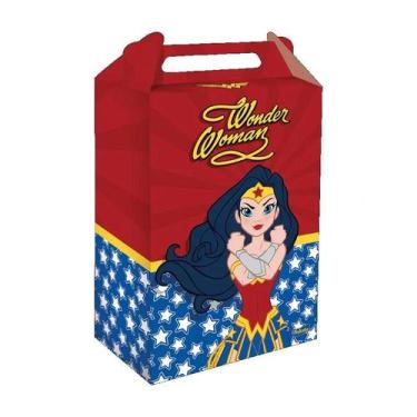 Imagem de Caixa Surpresa - Mulher Maravilha Kids - 08 UN - Festcolor - Rizzo