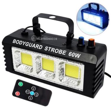 Imagem de Strobo Ajustavel, Automático e Sensor Rítmico Com Controle Remoto Flas