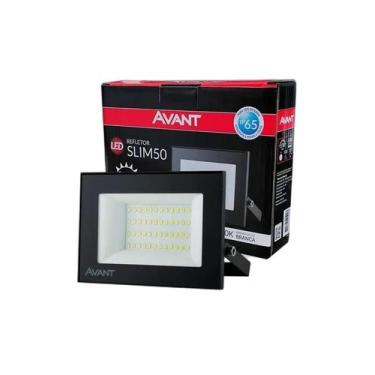 Imagem de Refletor Led Slim  50w 6500k Bivolt 3750lm Avant