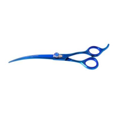 Imagem de Tesoura Maryam Curva 8" Tosa Profissional Cachorro Pet Shop - Maryam T