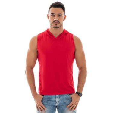 Imagem de Camiseta Regata Capuz Masculina Machão Academia Treino - DuMineiro, Ve