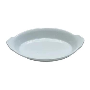Imagem de Travessa Rasa de Porcelana 26cm Branca - Porcelana Schmidt - 789125906