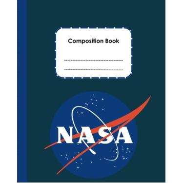 Imagem de Wide Ruled Composition Notebook: NASA Logo for Space Enthusiasts | School Supplies For School or Home Use