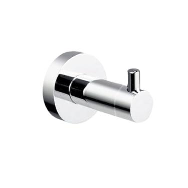 Imagem de Acessórios de banheiro polidos Suporte para papel higiênico Gancho para roupão Suporte para saboneteira Toalheiro Suporte para escova de vaso sanitário de aço inoxidável 304, gancho para roupão s