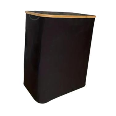 Imagem de ＫＬＫＣＭＳ Lixeira dobrável para reciclagem, lata de lixo grande, saco interno reutilizável, lixeira para reciclagem de resíduos, lixeira para sala de estar,