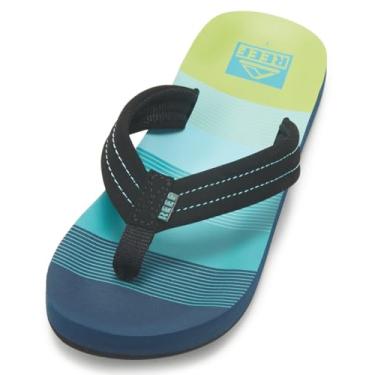 Imagem de Reef Sandália infantil unissex Ahi, Aqua/Verde, 5 Big Kid