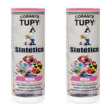 Imagem de Corante Tupy Sintético P/ Tingir Botões , Zíper  2 Unidades, Rosa