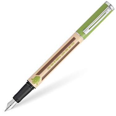 Imagem de Caneta-tinteiro Sheaffer Pop Star Wars Yoda com acabamento cromado e ponta média