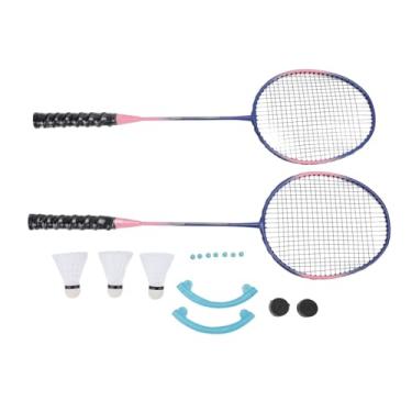 Imagem de Conjunto de badminton, conjunto de raquete de badminton, 3 petecas leves para treinamento (#1)