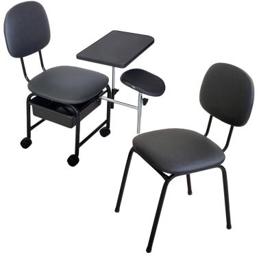 Imagem de Kit Manicure Cadeira Cirandinha + Cadeira de Cliente For-ty