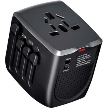Imagem de Conversor de voltagem adaptador Travelconverter que diminui de 230 volts para 120 volts para uso em mais de 200 países, incluindo EUA, Reino Unido, Europa e Austrália