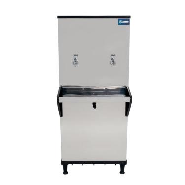 Imagem de Bebedouro Industrial de Coluna Knox 50 Litros 1 Torneira Gelada e 1 Torneira Natural Inox - 110V