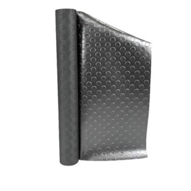 Imagem de Piso Vinílico Moeda 10x1m Cinza 1,5mm Proteção Emborrachado