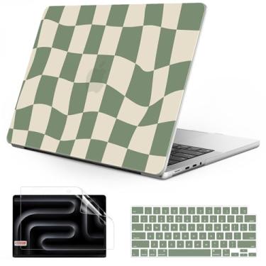 Imagem de Anban Capa rígida de plástico compatível com MacBook Pro de 14 polegadas 2025 2024 2023 2022 2021 M4 M3 M2 M1 A3112 A3185 A3401 A2918 A2992 A2779 A2442 +Capa de teclado+Ecrã Protetor, tabuleiro de