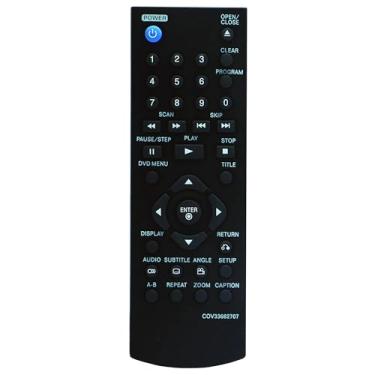 Imagem de COV33662707 Ajuste remoto substituído para LG DVD Player DP132 DP122 DVX490 DVX492 DVX482 DV480 DV490 DV482 DV492 DVX480, Sub AKB33659510 COV336627707 03 COV 33662701
