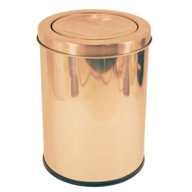 Imagem de Lixeira Dourada Basculante 5 L