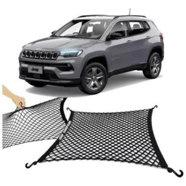 Imagem de Rede Poliéster Elástica Porta Malas Universal Jeep Compass
