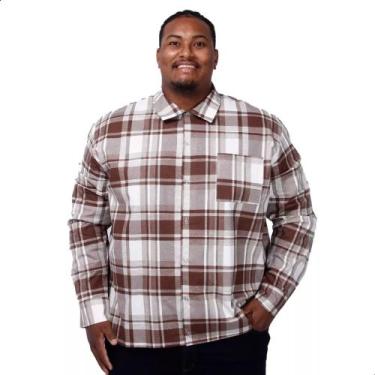 Imagem de Camisa Masculina Tradicional Rodeio Xadrez Plus Size - Grito Final, Ma