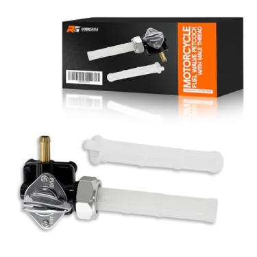 Imagem de Válvula de combustível de motocicleta Petcock com rosca macho para Harley FLST FXST FXD FLT 1995-2001 1340cc, interruptor de válvula de desligamento de gás a vácuo substitui 61338-94D