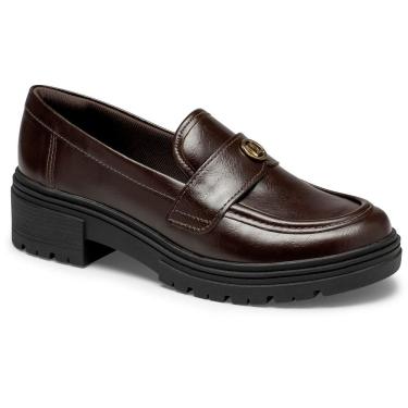 Imagem de Sapato Loafer Dakota D0131 Feminino - Marrom Escuro