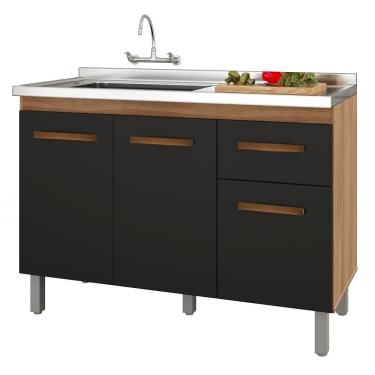 Imagem de Balcao Para Pia 3P 1G 120 cm Anita Mobbs