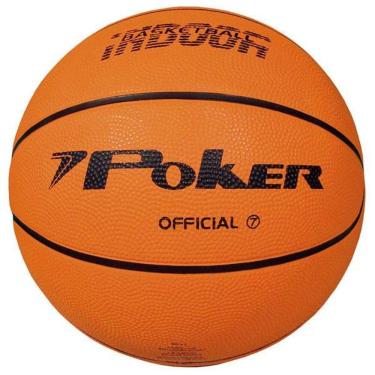 Imagem de Bola de basquete 7.0 Indoor Laranja Poker
