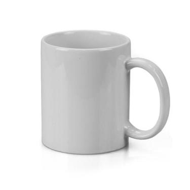 Imagem de Caneca p/ Sublimação Porcelana Branca Lisa 325ml - 24 Unid - mecolour