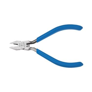 Imagem de Klein Tools Alicate D230-4C, alicate de corte diagonal para eletrônicos com design semi-alinhado para cortar fio de fita de níquel, 10 cm