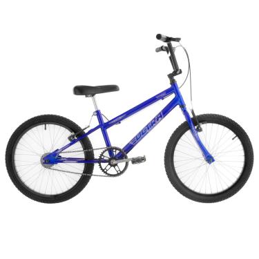 Imagem de Bicicleta de Passeio Ultra Bikes Esporte Rebaixada Aro 20 Reforçada Freio V-Brake Infantil Juvenil Azul