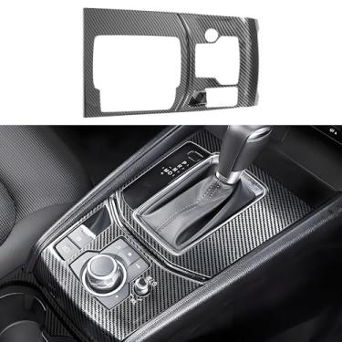 Imagem de Capa de acabamento do painel de mudança de marchas do console central de carro para Mazda CX-5 CX5 2017 2018 2019 2020 2021 2022 2023 2024 2025 Acessórios de decoração de interiores automotivos Kit de