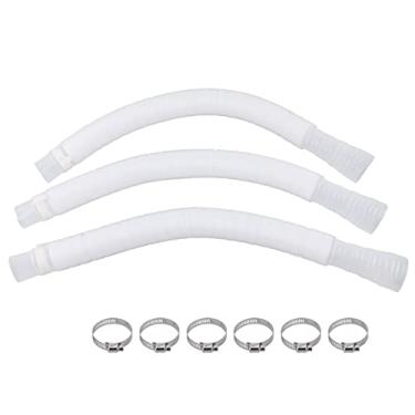 Imagem de ZJchao Mangueira de Piscina, 3pcs Piscina Mangueira de Vácuo Plástico Substituição de Pressão à Prova de Vazamento de Vazamento Piscina Mangueira de Bomba de Piscina Mangueiras de