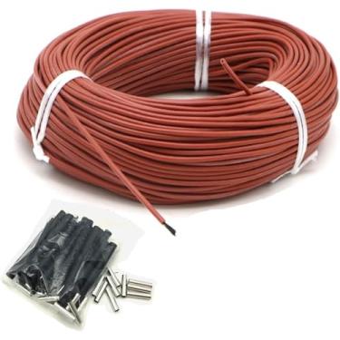 Imagem de Cabo De Aquecimento Infravermelho X-baofu 12k Carbon Warm Floor Cable Fio De Aquecimento De Fibra De Carbono Linha Direta Elétrica Para Estufa De Piso Quente, 8m