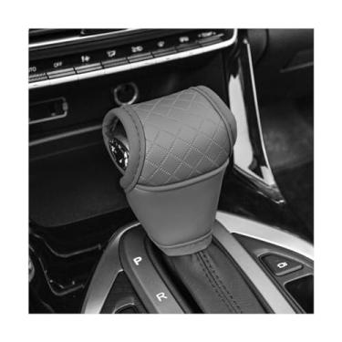 Imagem de Capa de manípulo de mudança de marchas de carro, protetor de couro para veículos, antiderrapante, acessórios de decoração de alavanca de câmbio de interiores automotivos, universal para SUV, caminhão