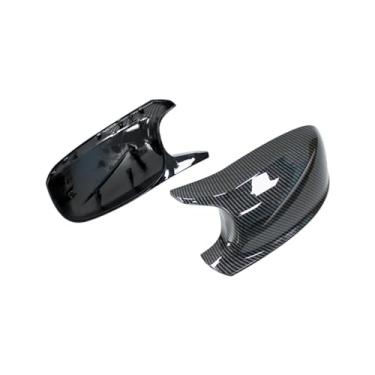 Imagem de VDLJA Capa de espelho retrovisor de carro para BMW Per X1 E84 2010 2011-2013 Per X3 F25 Pre-LCI, tampas de cobertura de espelho retrovisor de asa lateral, capa de espelho retrovisor, A/Carbon