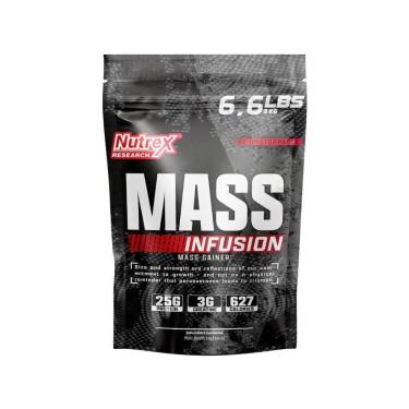 Imagem de Mass Infusion 3kg Ganho de Massa Rápido 4 Sabores Incríveis Nutrex Research-Unissex