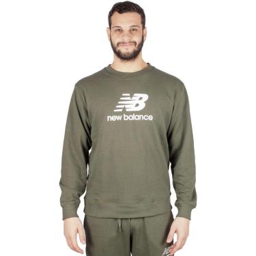Imagem de Moletom New Balance Essentials Basic Masculino Verde-Masculino