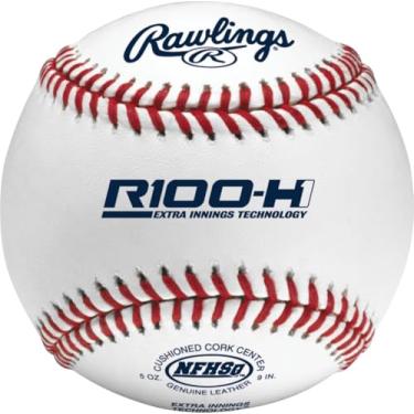 Imagem de Rawlings | Bolas de beisebol NFHS NOCSAE High School | 12 unidades | R100-H1 / R100-H2 / R100-H3 / RNF