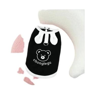 Imagem de Camiseta Para Cachorro Com Estampa De Urso Legal, Colete Respirável De